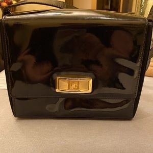 Vintage Escada patten leather purse